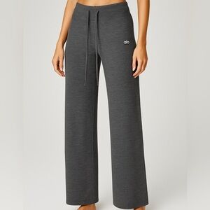 Alo Yoga Dark Heather Gray Accolade Wide-Leg Sweatpants
 New with Tags Pants